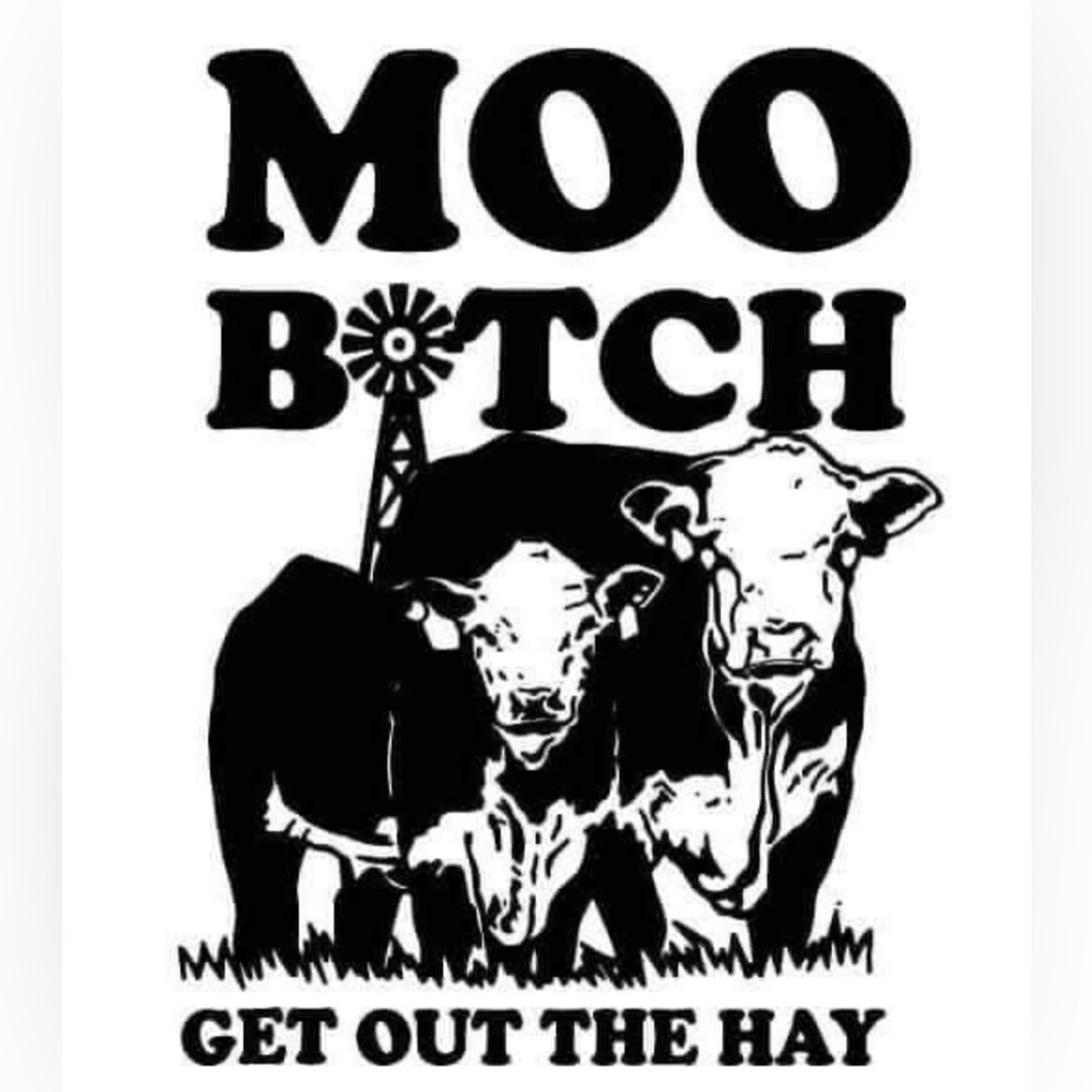 Cow decal
